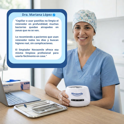 Novasmile™ Limpiador Ultrasónico Retenedores